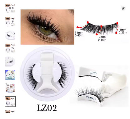 Cils Magnétiques Réutilisables - Look Naturel Instantané
