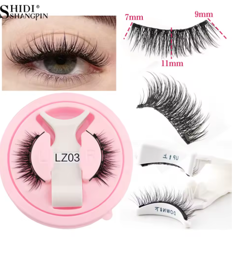 Cils Magnétiques Réutilisables - Look Naturel Instantané