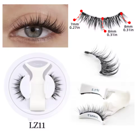 Cils Magnétiques Réutilisables - Look Naturel Instantané